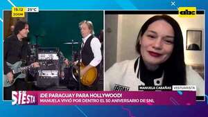 ¡De Paraguay para Hollywood!: Manuela Cabañas vivió por dentro los 50 años de Saturday Night Live - Ensiestados - ABC Color
