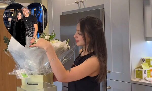 Mañamí el truco de la novia de Enciso para que las flores que recibió por el Día de los Enamorados no se mueran