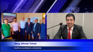 Abogado Alfredo Toledo buscará ser candidato a Intendente