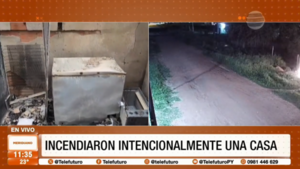 Su hermano habría incendiado su casilla de manera intencional