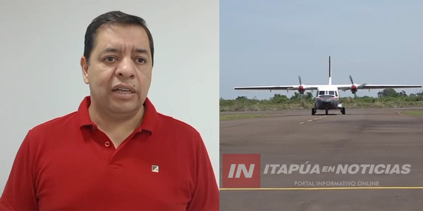 FREDY ORTEGA: “PARA MAÑANA TENEMOS QUE SOLUCIONAR LA SITUACIÓN DEL AEROPUERTO DE ENCARNACIÓN”