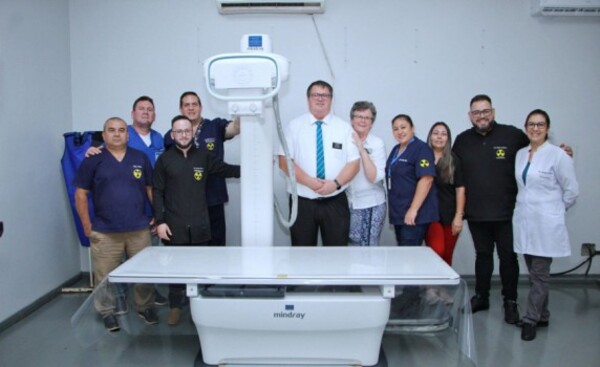Hospital Distrital de Hernandarias recibe moderno equipo de Rayos X