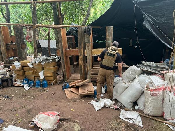 Operativo entre CODI, FTC y Senad desbarató campamentos clandestinos en Cerro Guasú - .::Agencia IP::.
