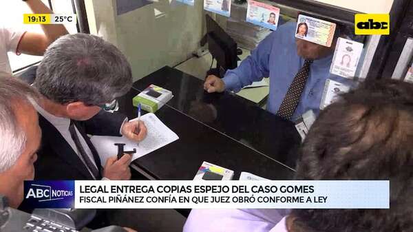 Osmar Legal entregó copias espejo del caso Lalo Gomes: fiscal defendió actuar del juez - ABC Noticias - ABC Color