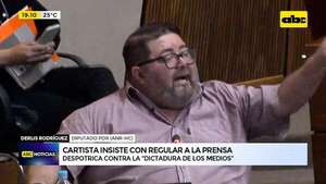 Video: cartista insiste en regular a la prensa y arremete contra la “dictadura de los medios” - ABC Noticias - ABC Color