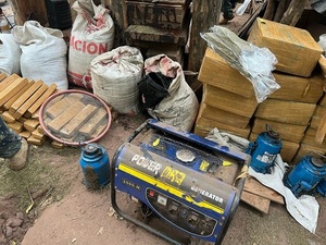 En Operación contra el Crimen Organizado en Cerro Guasú eliminan campamentos narcos