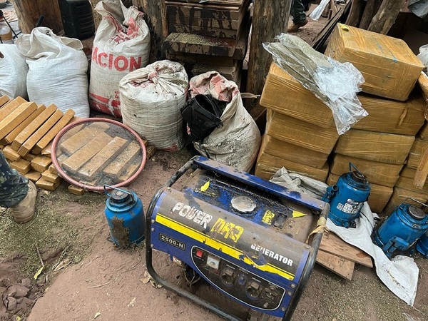 En Operación contra el Crimen Organizado en Cerro Guasú eliminan campamentos narcos