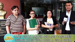 Víctimas de la mafia de pagarés exigen celeridad en la investigación