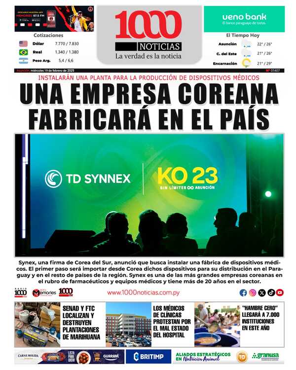 19 Febrero 2025 - 1000 Noticias