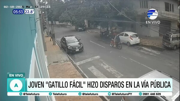 Joven ''gatillo fácil'' hizo disparos al aire en Asunción