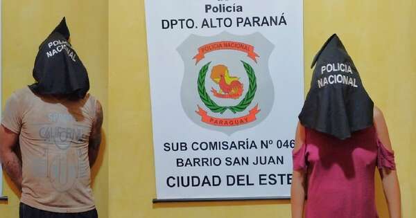 Diario HOY | Pareja de ladrones detenida en Ciudad del Este tras varios hurtos