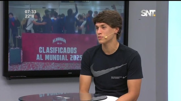 Octavio Alfonso, revelación del Mundial Sub-20, visitó Platea Informativa - SNT
