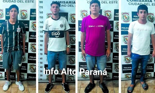 Detuvieron a ñembo vendedores ambulantes que asaltaban