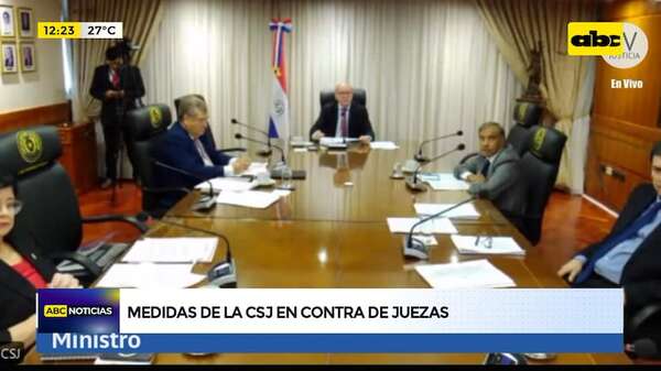 Juezas implicadas en tráfico de influencias: CSJ acepta renuncias y establece suspensiones - ABC Noticias - ABC Color