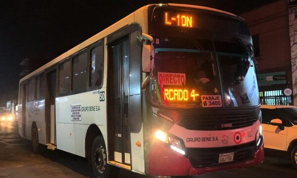 Buses “búho” operarán desde el viernes