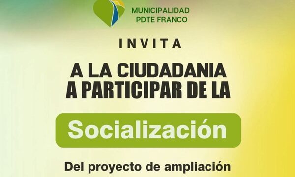Invitan a participar de la convocatoria del proyecto de ampliación de la avenida Monday