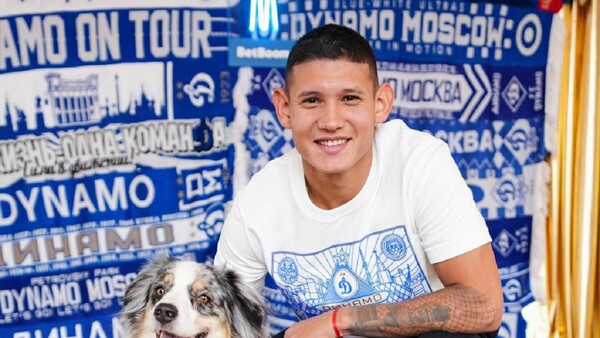 El Dinamo Moscú presenta a Juan José Cáceres