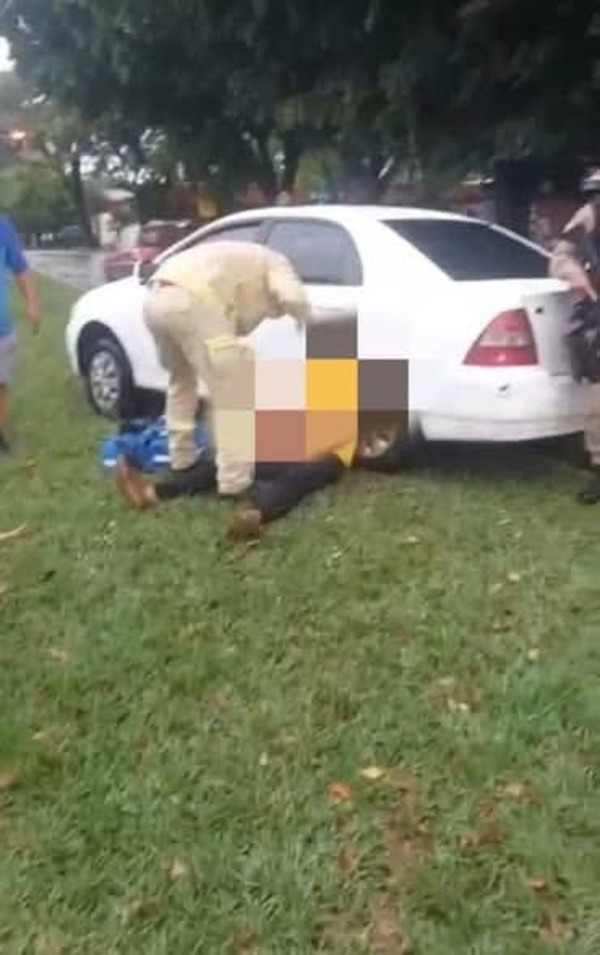 Pasero paraguayo baleado en Foz