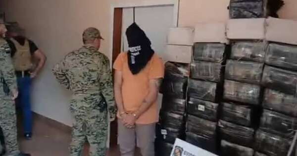 La Nación / Se incautan de casi una tonelada de marihuana y detienen a un hombre en Ciudad del Este