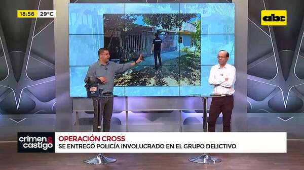 Video: policía implicado en esquema de narcotráfico aéreo se entregó a la Fiscalía - Crimen y castigo - ABC Color