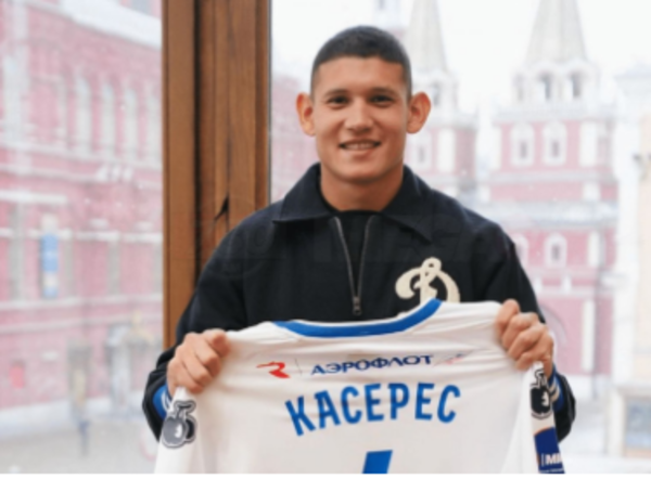 Juan Cáceres ya nuevo jugador del Dynamo de Moscú