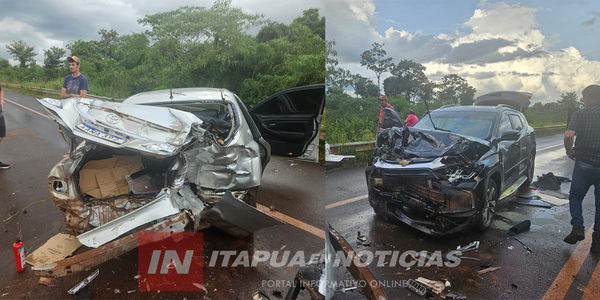 COLISIÓN VEHICULAR DEJA UNA MUJER HERIDA SOBRE LA RUTA PY18 EN NARANJITO