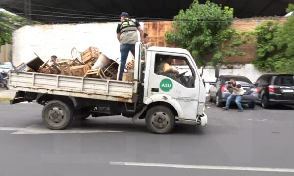 Inicia un nuevo intento de despeje de cuidacoches en el microcentro de Asunción
