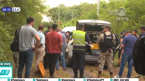 Luque: Encuentran un cuerpo con rastros de un disparo dentro de un vehículo