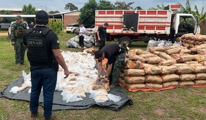 Interceptan carga de marihuana camuflada en bolsas de carbón en Canindeyú - .::Agencia IP::.