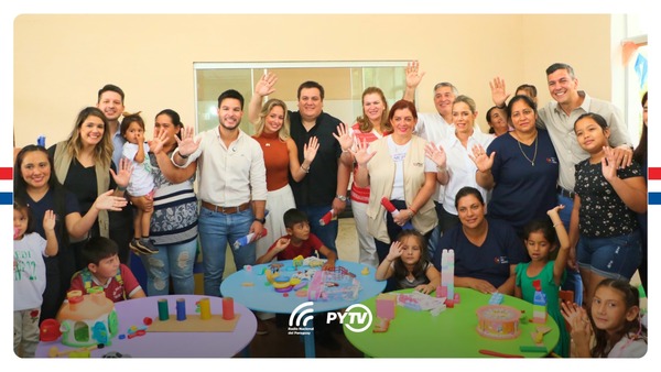 El Gobierno habilita nuevos espacios para el desarrollo infantil temprano • PARAGUAY TV