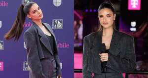 La Nación / Nadia Ferreira desborda emoción a horas de conducir show de antesala de Premio Lo Nuestro