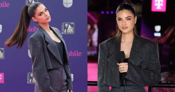 La Nación / Nadia Ferreira desborda emoción a horas de conducir show de antesala de Premio Lo Nuestro