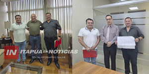 INTENDENTE DE TRINIDAD GESTIONA MEJORAS PARA LA SALUD Y EL ACCESO AL AGUA POTABLE