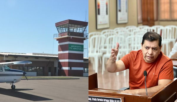 Ortega detalla el proceso para la transferencia del aeropuerto de Encarnación a la DINAC