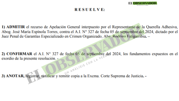 Ratifican juicio a escribana que se habría prestado esquema de lavado y usura de los Garcete