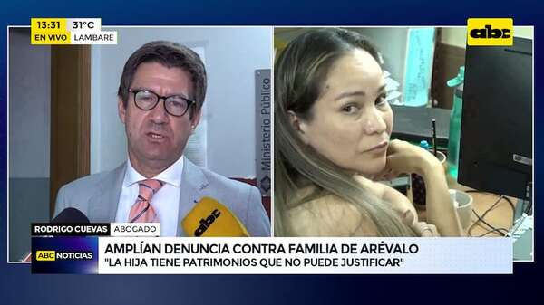 Video: denuncia contra Orlando Arévalo ahora también alcanza a su hija - ABC Noticias - ABC Color