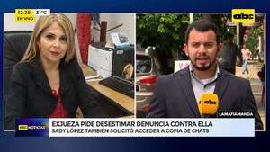 #LaMafiaManda: exjueza pide desestimar denuncia contra ella y acceder a copia de chats - ABC Noticias - ABC Color