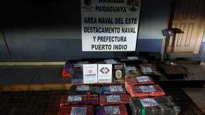 Cargamento de droga incautado en zona ribereña del Alto Paraná - 1000 Noticias