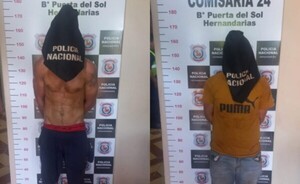 Detenidos tras asaltar y despojar de su celular a un joven