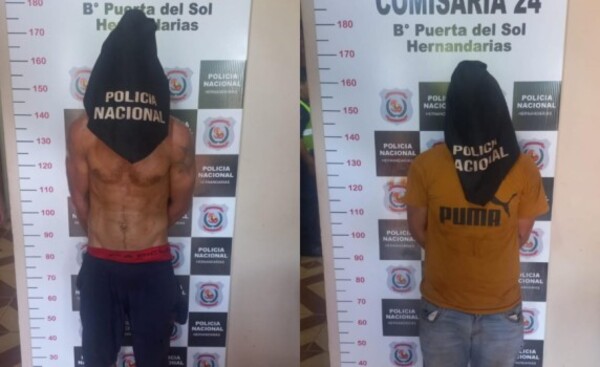 Detenidos tras asaltar y despojar de su celular a un joven