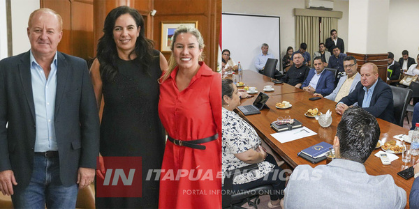 GOBERNADOR DE ITAPÚA GESTIONA MÁS OBRAS E INVERSIONES PARA ITAPÚA