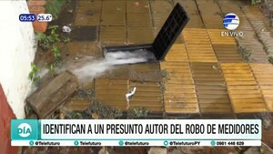 Identifican a presunto autor del robo de medidores en San Lorenzo