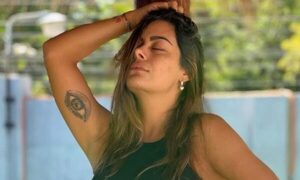 ¡El destape de Lari Riquelme a punto de ser “señora de las cuatro décadas”!