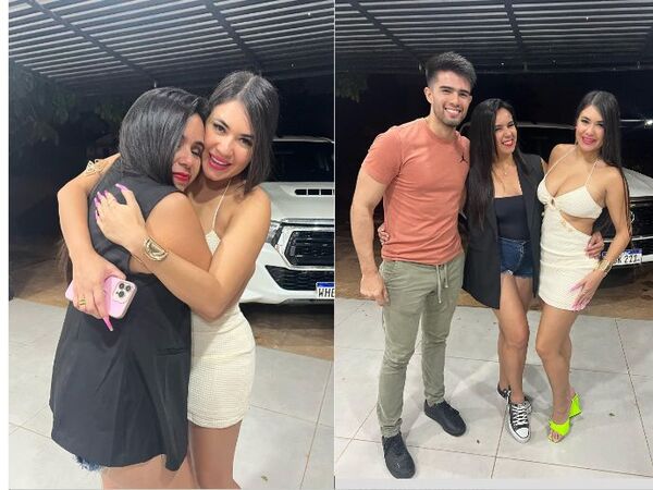 ¡Laurys, a los besos con su suegrita Neide!