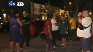 Cuidacoches protestaron contra medida de la Muni de Asunción: “Es nuestro puchero”