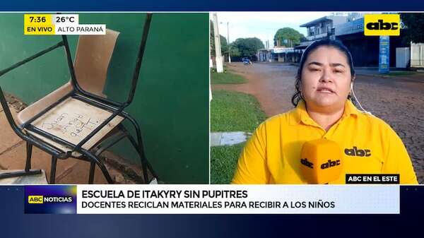 Video: En medio de precariedades, docentes reciclan materiales para recibir a los niños - ABC TV - ABC Color