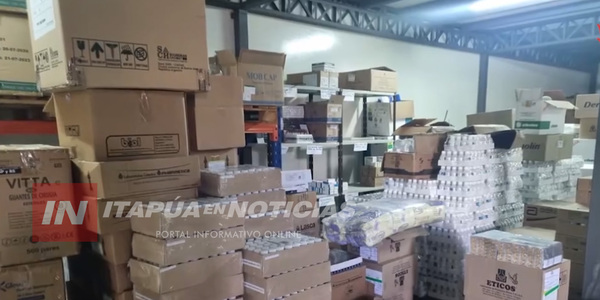GRAN LOTE DE MEDICAMENTOS LLEGA A ITAPÚA PARA FORTALECER LA ATENCIÓN EN SALUD