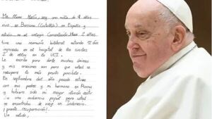 Niña le escribió una tierna carta al papa Francisco y le mandó el retrato que le hizo