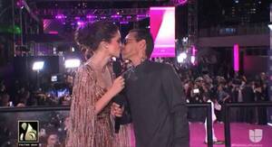 Nadia entrevistó a Marc en la “Noche de Estrellas” y ¡hubo un besito! del que se habló mucho