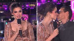 Nadia Ferreira y Marc Anthony estuvieron a los besos en Noche de Estrellas